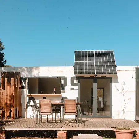 Cooltainer Retreat Sustainable Coastal Forest Tiny House Near Barcelona By Quirkygetaway Casa de Férias