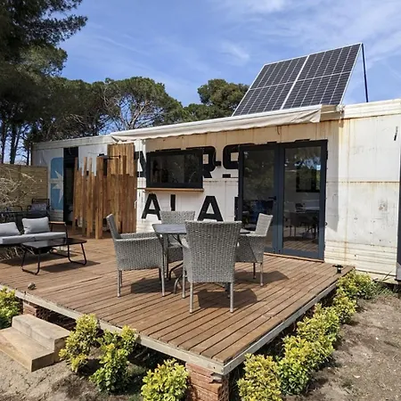 Cooltainer Retreat Sustainable Coastal Forest Tiny House Near Barcelona By Quirkygetaway